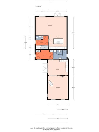 Floorplan - Dorpsstraat 54, 3751 ES Bunschoten-Spakenburg